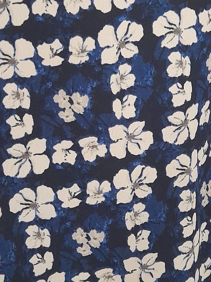 Robe fleurie bleu blanc - Yessica C&A - photo numéro 2