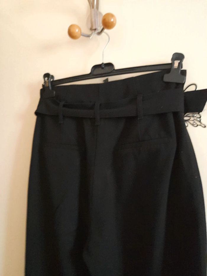 Pantalon à pinces noir - photo numéro 5