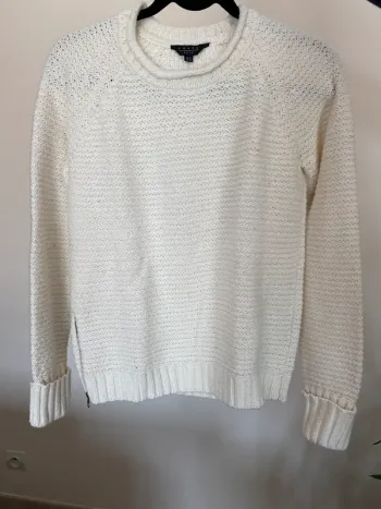 pull chaud  blanc crème Amara reya taille M