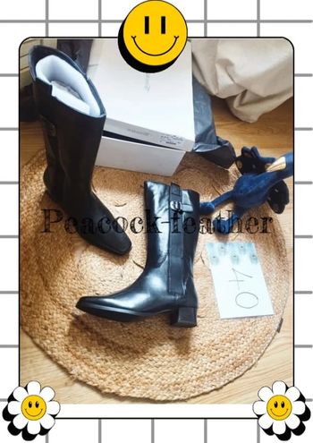 Bottes neuves noires pédiconfort 40