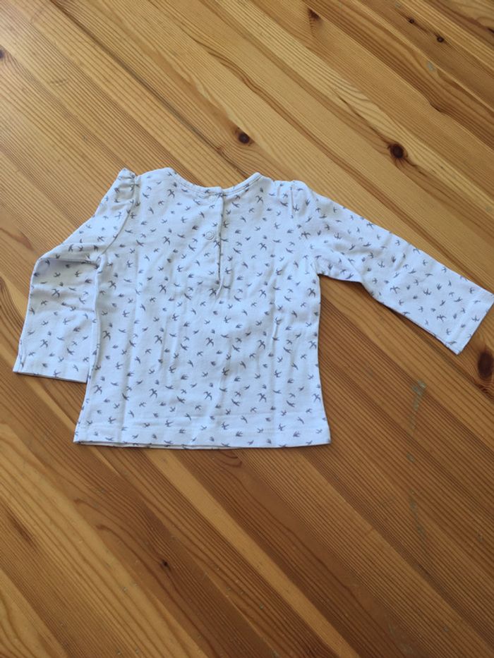 Tee-shirt manches longues 6 mois - photo numéro 2