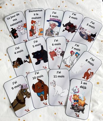 Cartes étape - Les Aristochats
