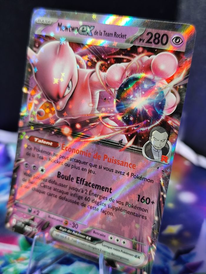 Carte pokémon neuve 🇨🇵 MewTwo Ex de la team rocket svp216 Rivalités Destinées - photo numéro 3