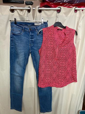 Ensemble jean avec top