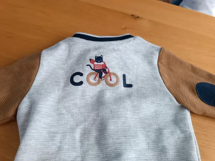 Veste blouson obaïbi 6 mois 68 cm - photo numéro 5