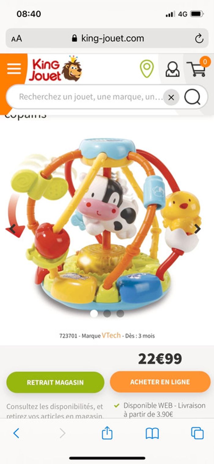Jouet vtech - photo numéro 3