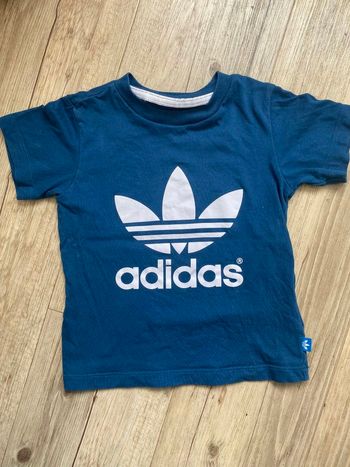 T shirt adidas bleu 2/3 ans