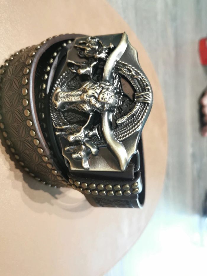 Ceinture de cowboy country taureau cowboy - photo numéro 2