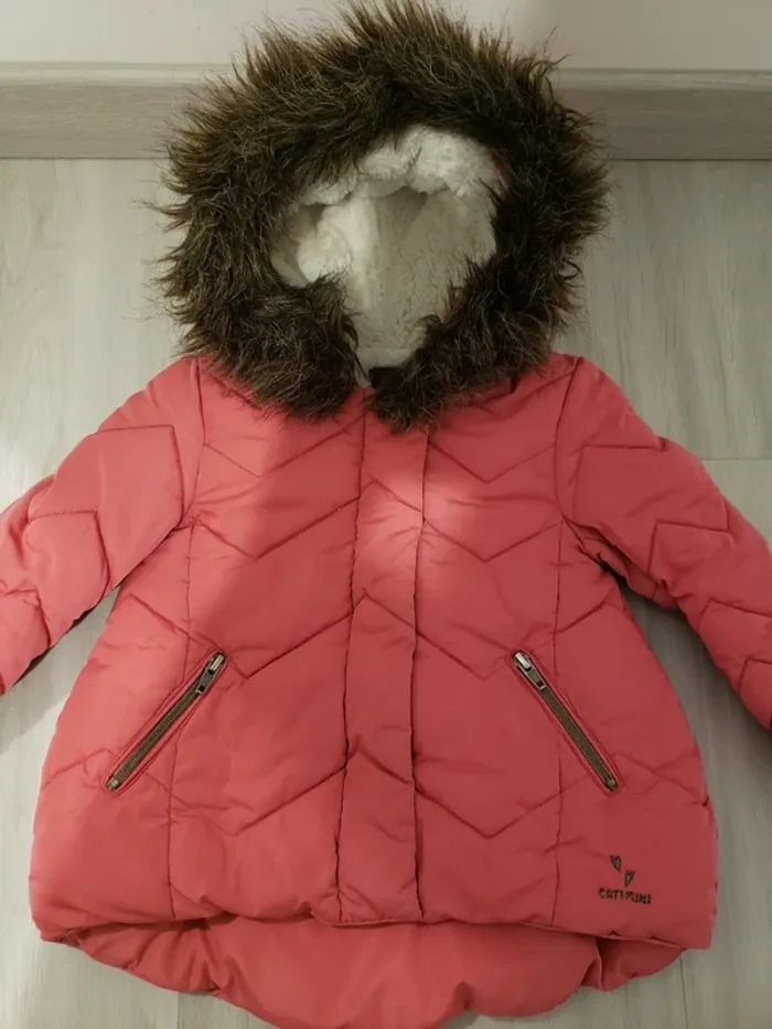 Doudoune Catimini 3 ans + bonnet/snood - photo numéro 9