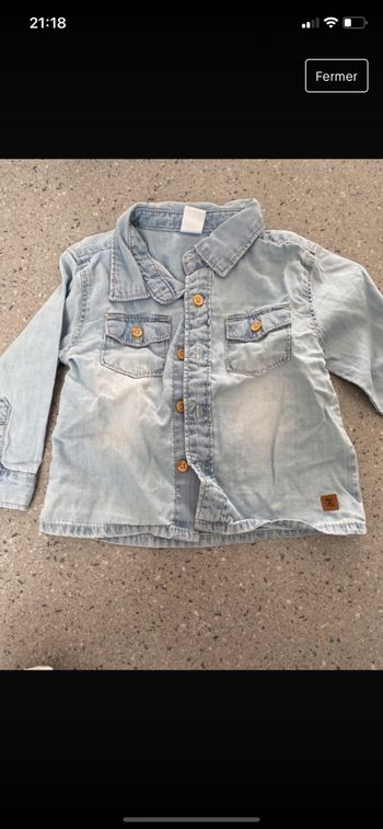 Chemise en jean