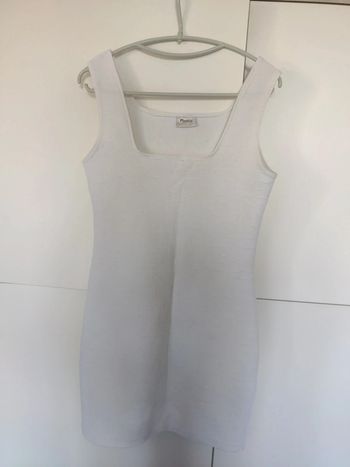 Pimkie robe blanche texturée 40