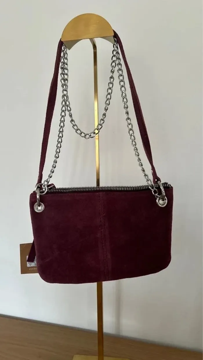 Sac bandoulière Brownie Re|Love – Édition éco-responsable, cuir - photo numéro 5
