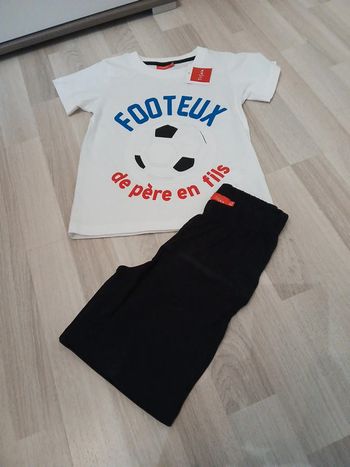 pyjama short 5 ans foot