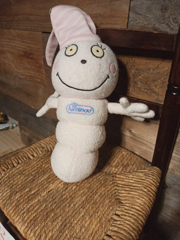 Luminou chenille rose tbe - photo numéro 2