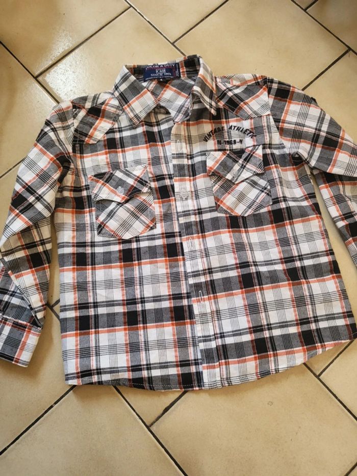 Chemise garçon 4 ans