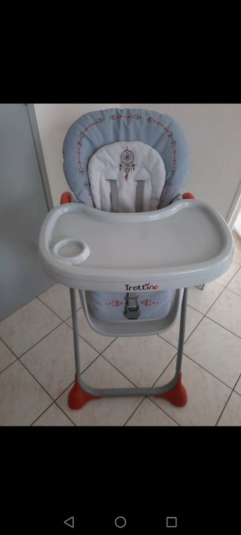 Chaise haute Trottine