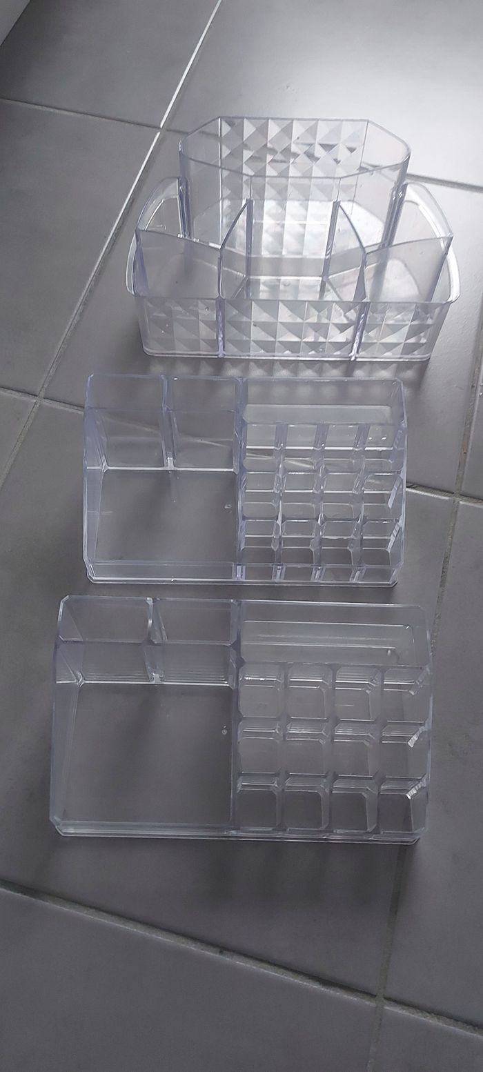 Rangements acrylique transparent