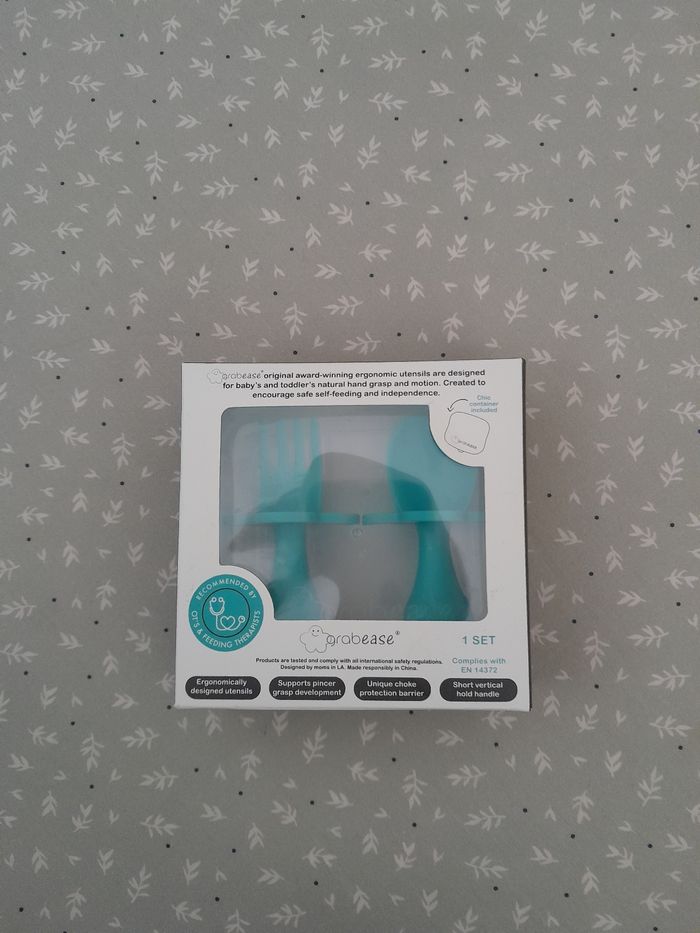 Couverts Grabease ergonomiques bébé