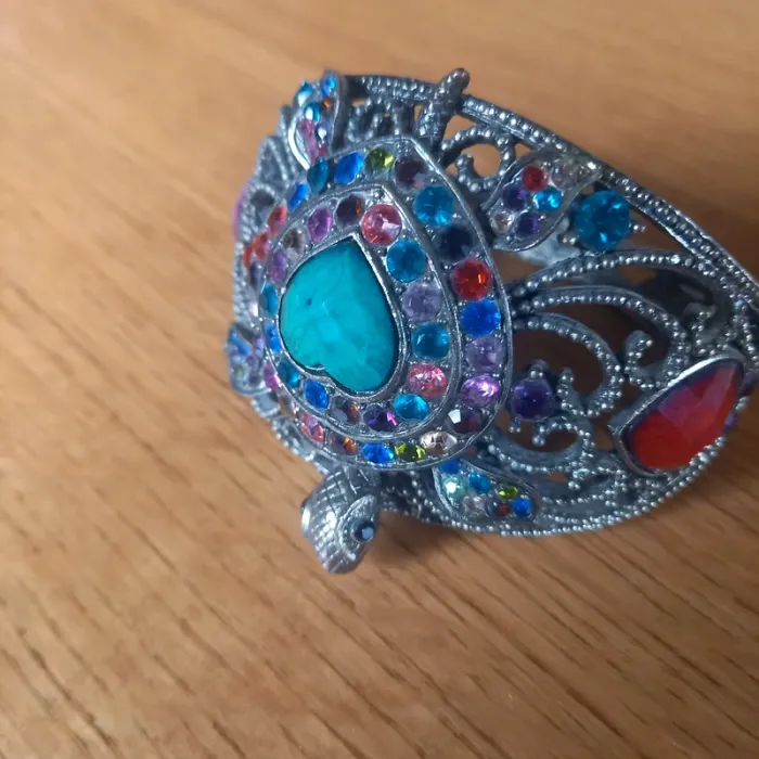 Bracelet perles tortue vintage