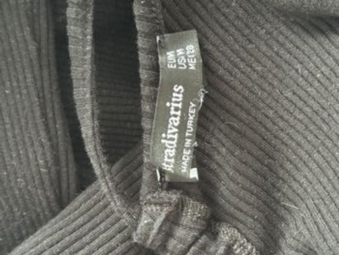 Top dos nu à nouer noir Stradivarius - photo numéro 4