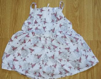 Robe à Bretelles Kitchoun - Motif Cerisier - 12 Mois - TBE