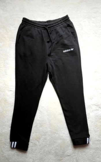 Pantalon bas de survêtement Adidas noir et blanc 36