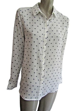 tunique chemise blouse en tissu fluide marque primark taille indiquée 36 peut aller a un 38