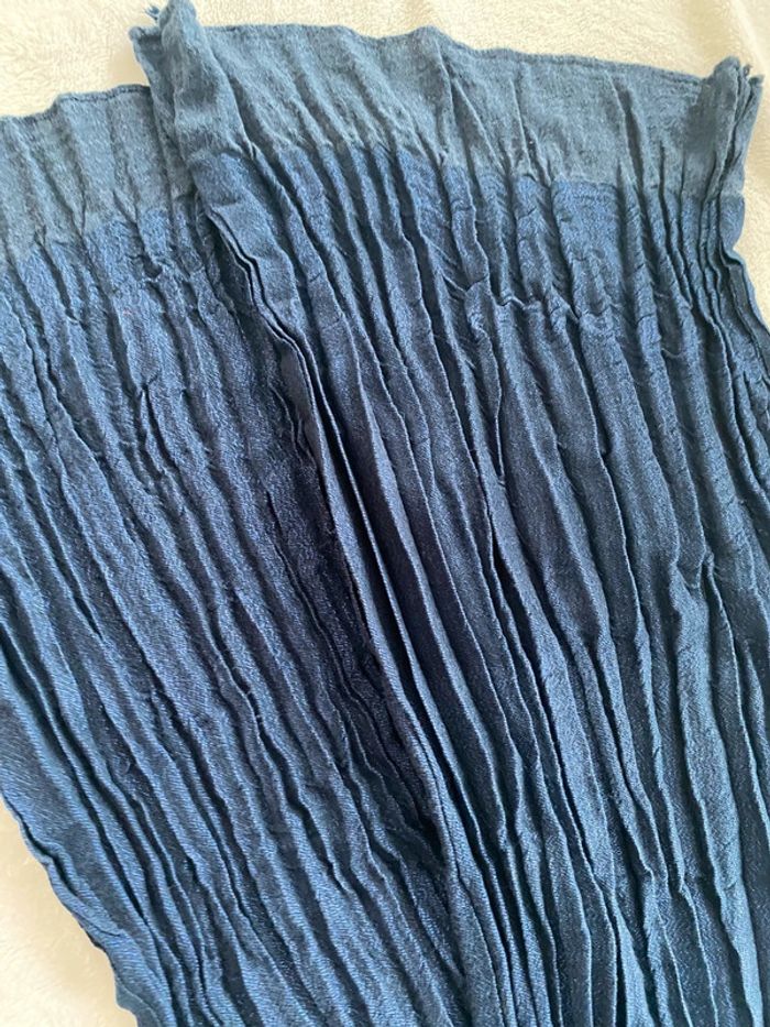 Écharpe bleu pailleté - photo numéro 2