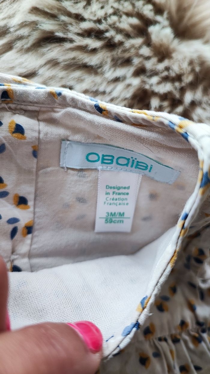 Ensemble robe gilet obaibi 3 mois - photo numéro 4