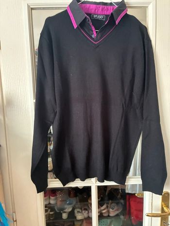 Pull col chemise studio taille L
