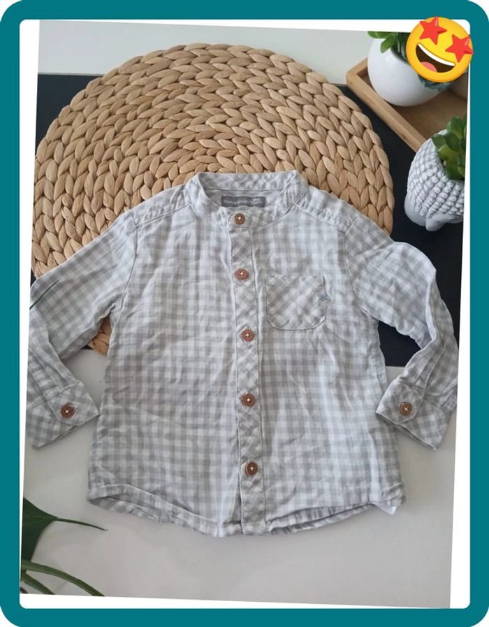 Belle chemise bébé garçon Taille 9 mois🌿🦁 - photo numéro 6