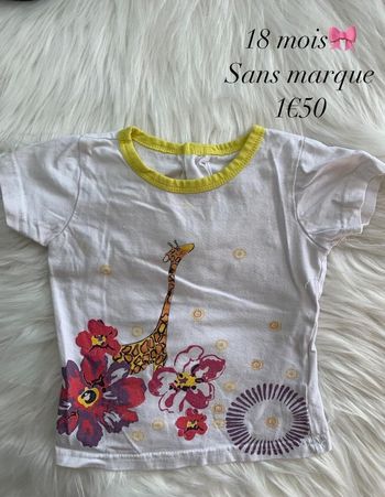 T-shirt 🎀 18 mois
