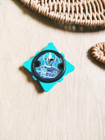 🌟 Power rangers Ninja steel - Etoile ishiban/badge en mousse ranger bleu