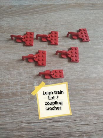Lego train lot 7 coupling crochet