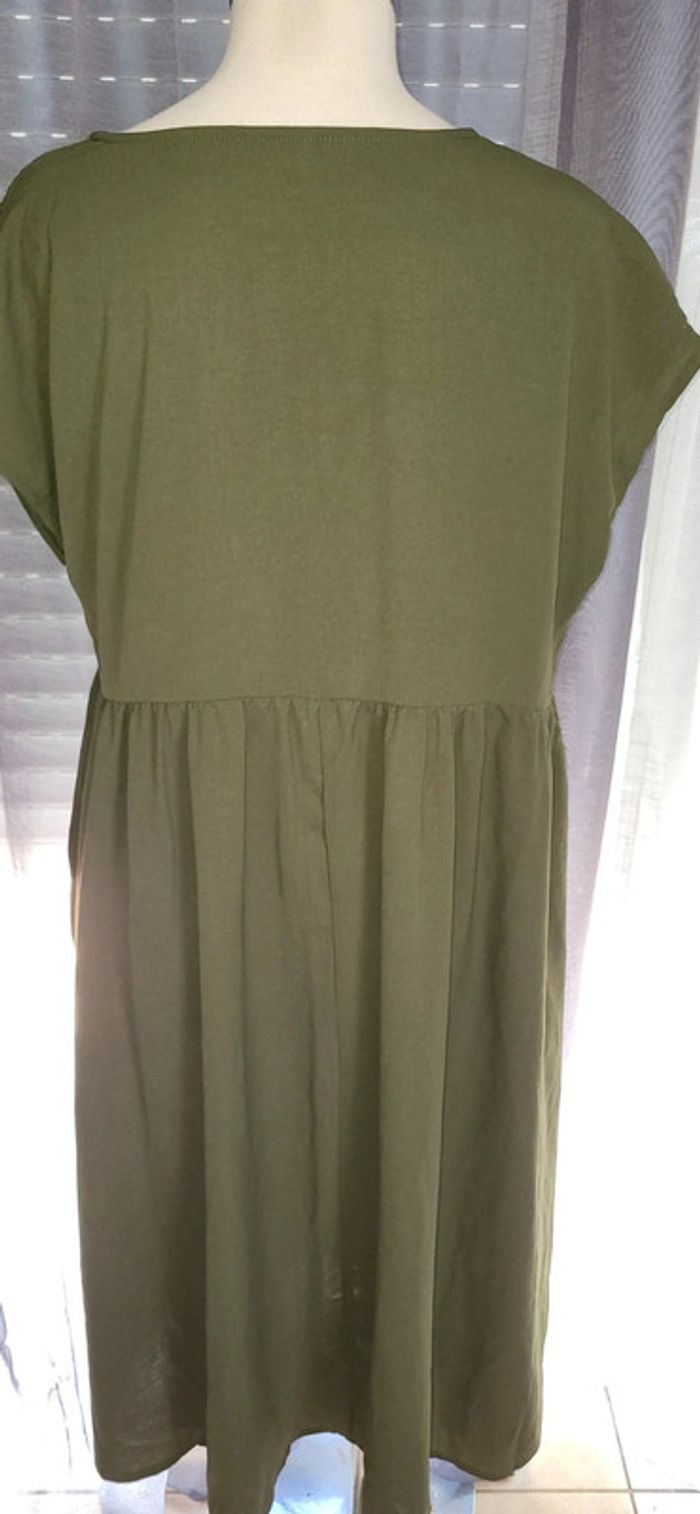 Robe légère longue kaki XL - photo numéro 4