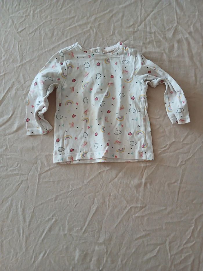 Tee-shirt manches longues 6 mois