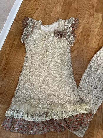 Robe ensemble bohème dentelle