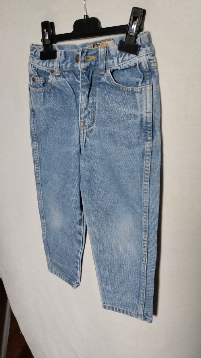 Jean en denim bleu clair 4 ans - photo numéro 4