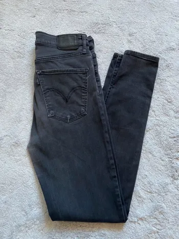 Jean Levi's Premium | Mile High Super Skinny | Gris Anthracite | 38 FR (W30 L32) | Femme