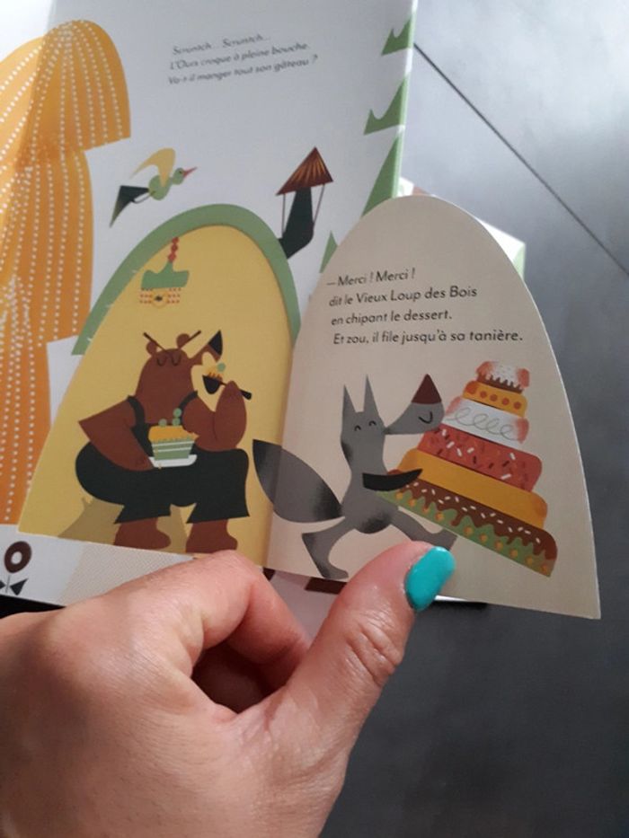 Livre original qui se déplie le gâteau - photo numéro 3