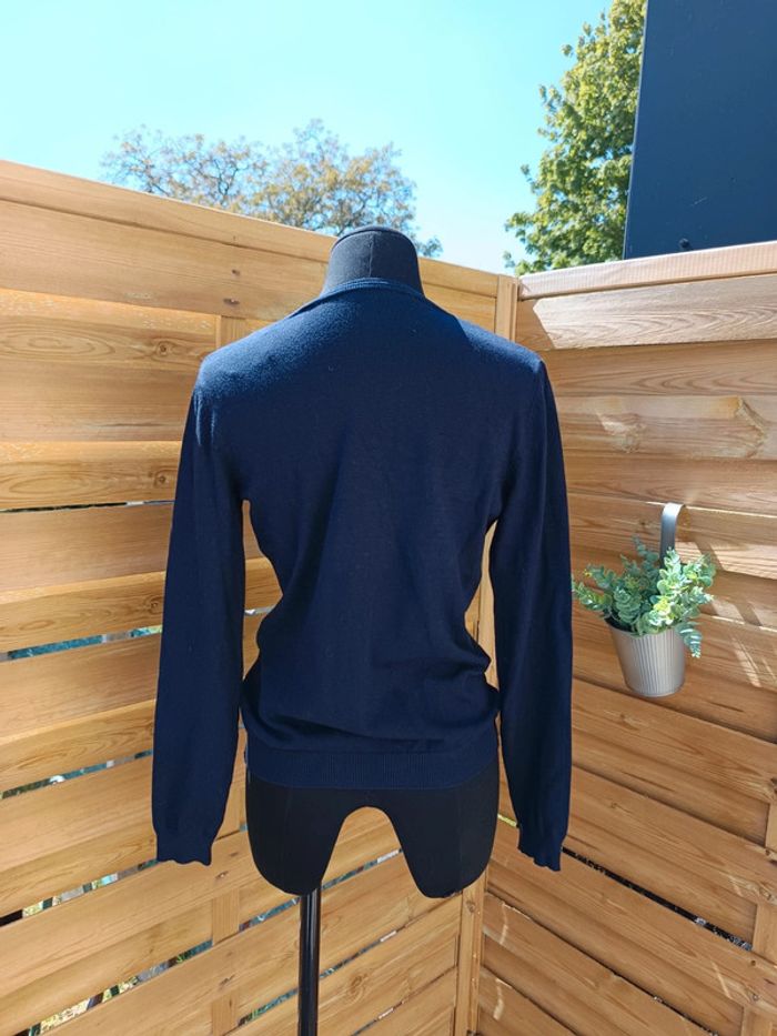 Pull fin bleu marine Taille S - photo numéro 4