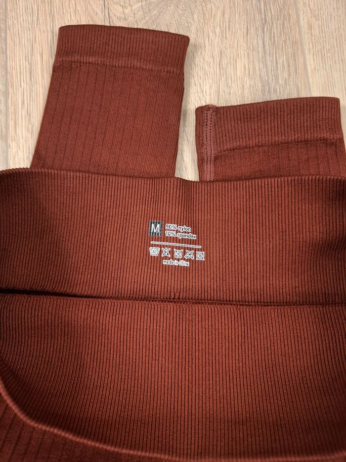 Legging marron taille M - photo numéro 5
