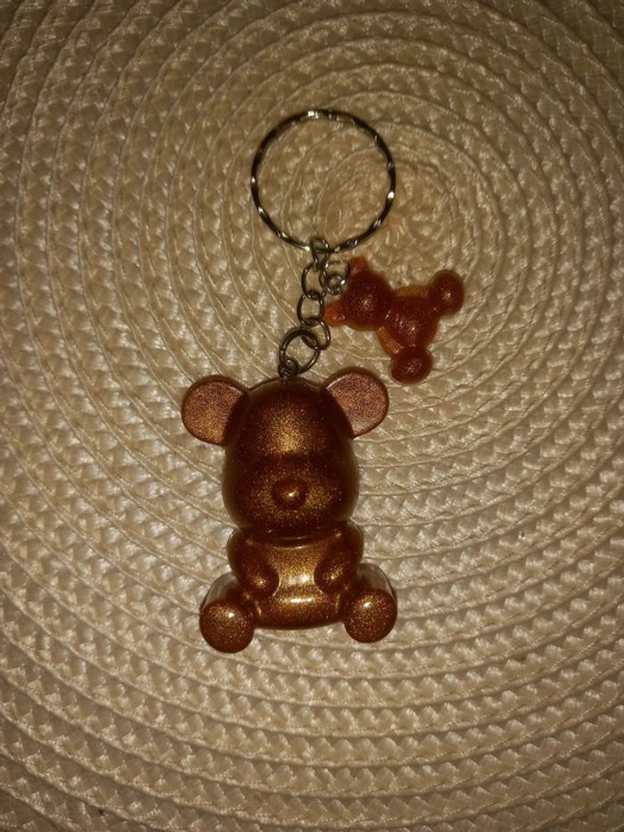 Porte clé ourson et son petit