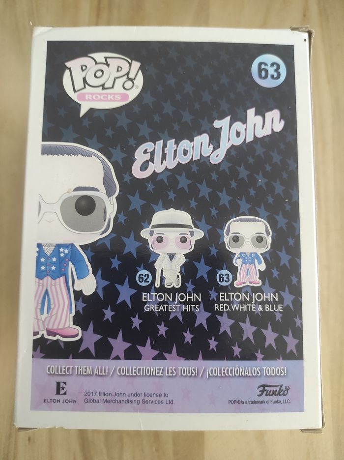 Figurine Funko pop Elton John 63 - photo numéro 2