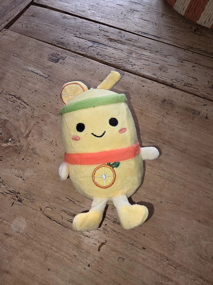 🍋 Peluche Citron - Porte-clés Thé glacé citron kawaii - photo numéro 5