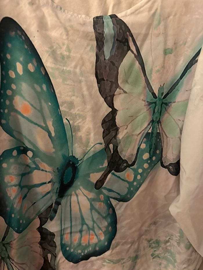 Blouse thème Papillons - photo numéro 3