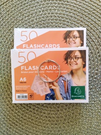 🪷 2 gros paquets de 50 flashcards - Neufs - sous blister ⭐