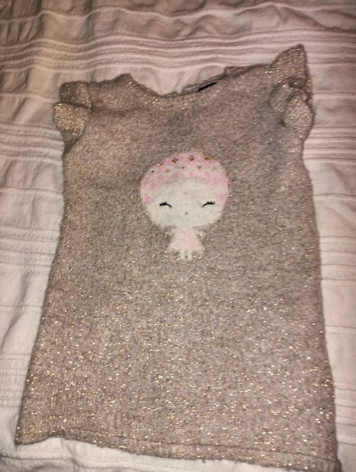 Robe chaude manches courtes Kiabi 18 mois