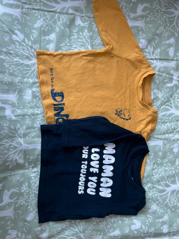 Lot de t-shirt manches longues
