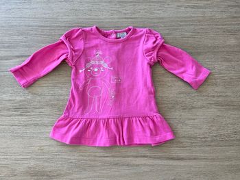 Robe rose manches longues Grain de blé 3 mois